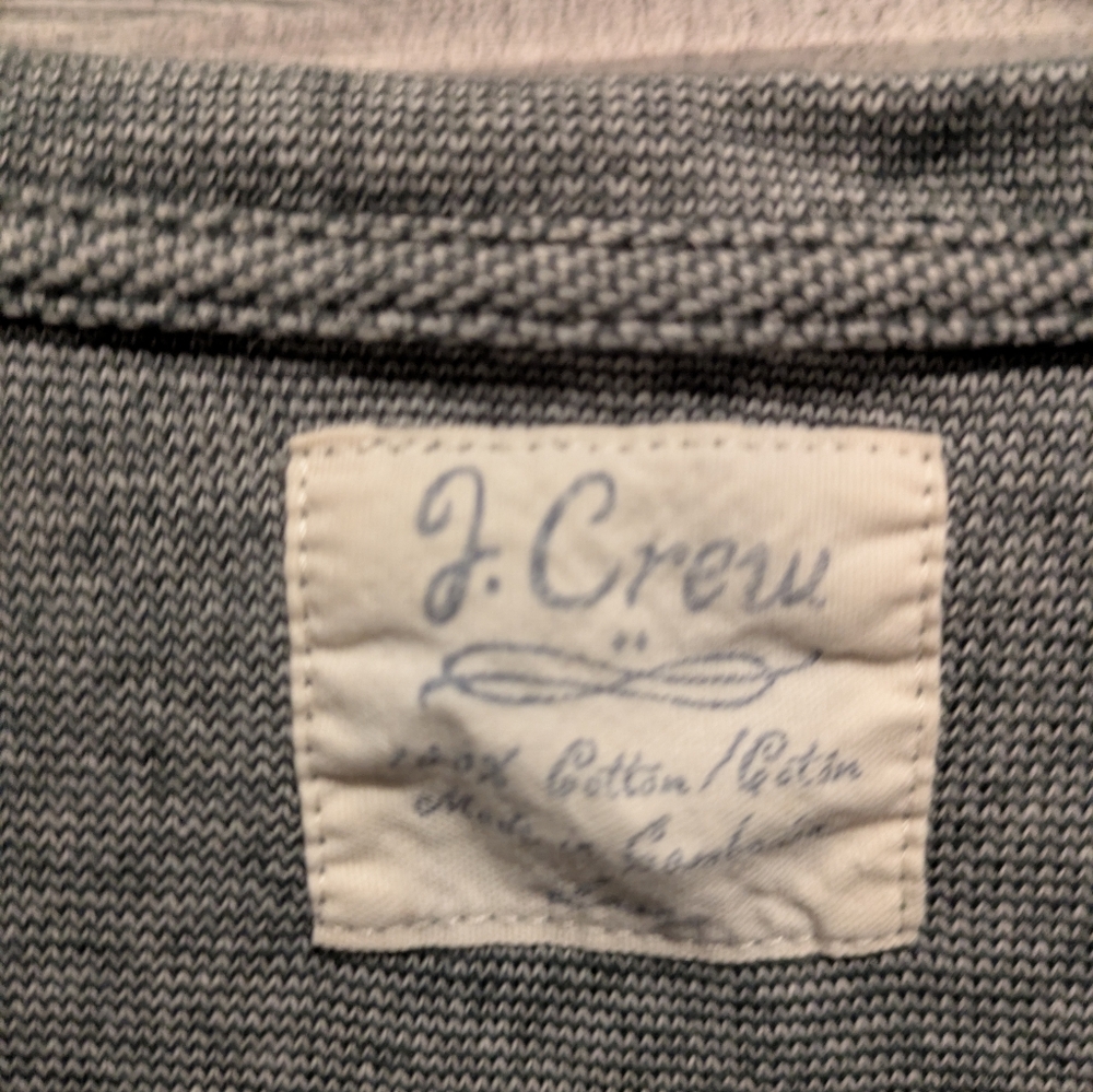 J. Crew Gray Long Sleeve Tee - Picture 4 of 5